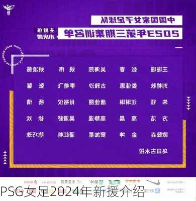 PSG女足2024年新援介绍