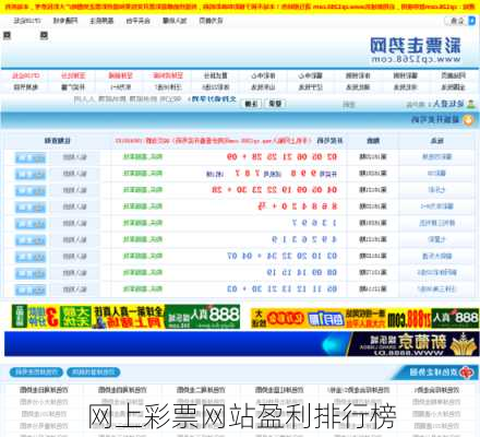 网上彩票网站盈利排行榜