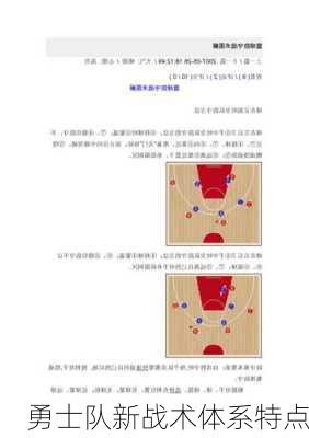 勇士队新战术体系特点