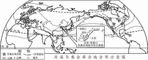 历届冬奥会举办地点图，历届冬奥会举办地点图表？